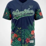 Custom-Sublimated-Full-Button-Baseball-Jersey-front view