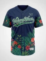 Custom-Sublimated-Full-Button-Baseball-Jersey-front view