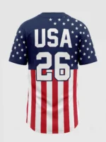 Custom Full-Button Baseball Jersey - Image 2